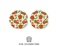 Puerquitos navideños car coasters