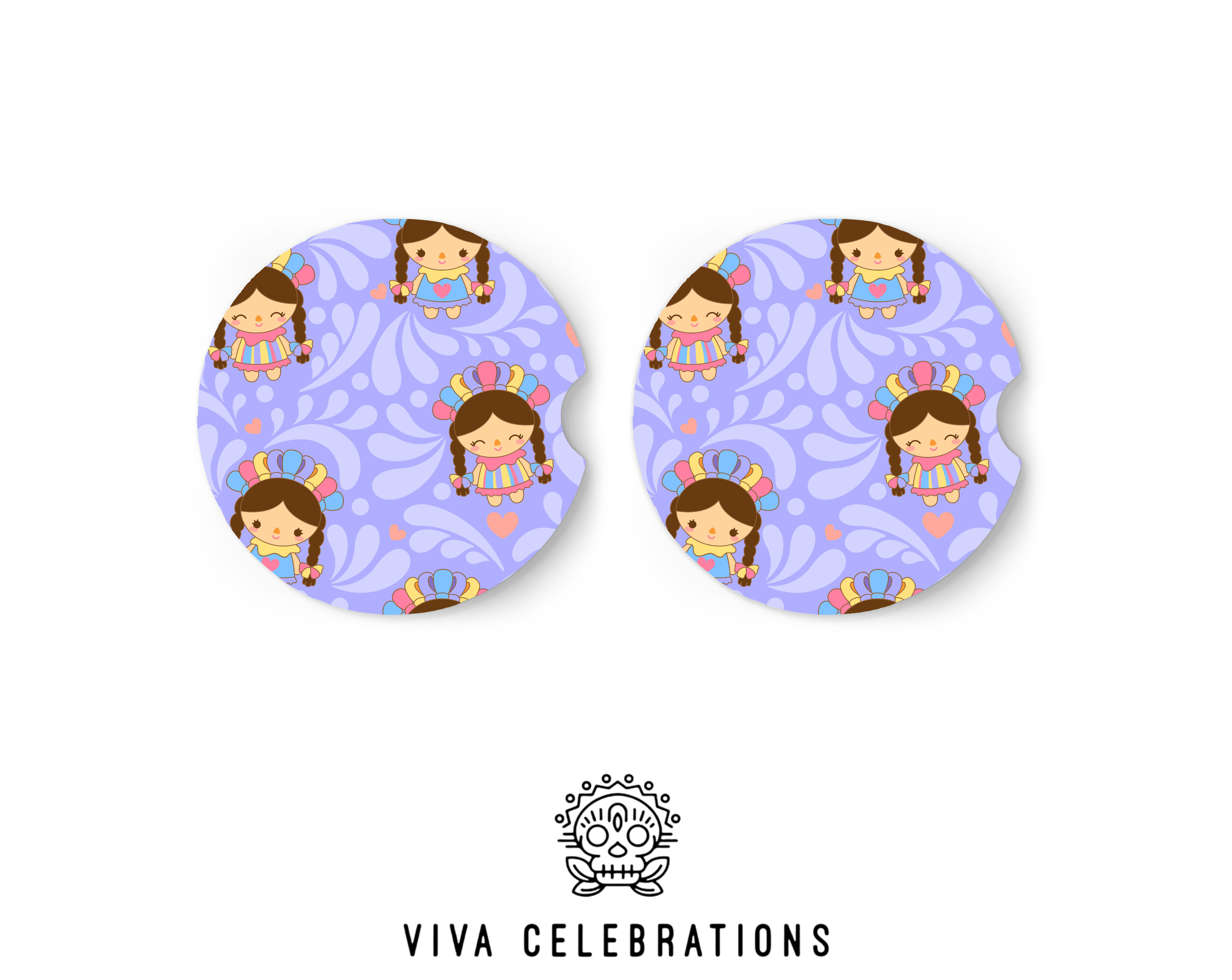 Le Le talavera car coasters