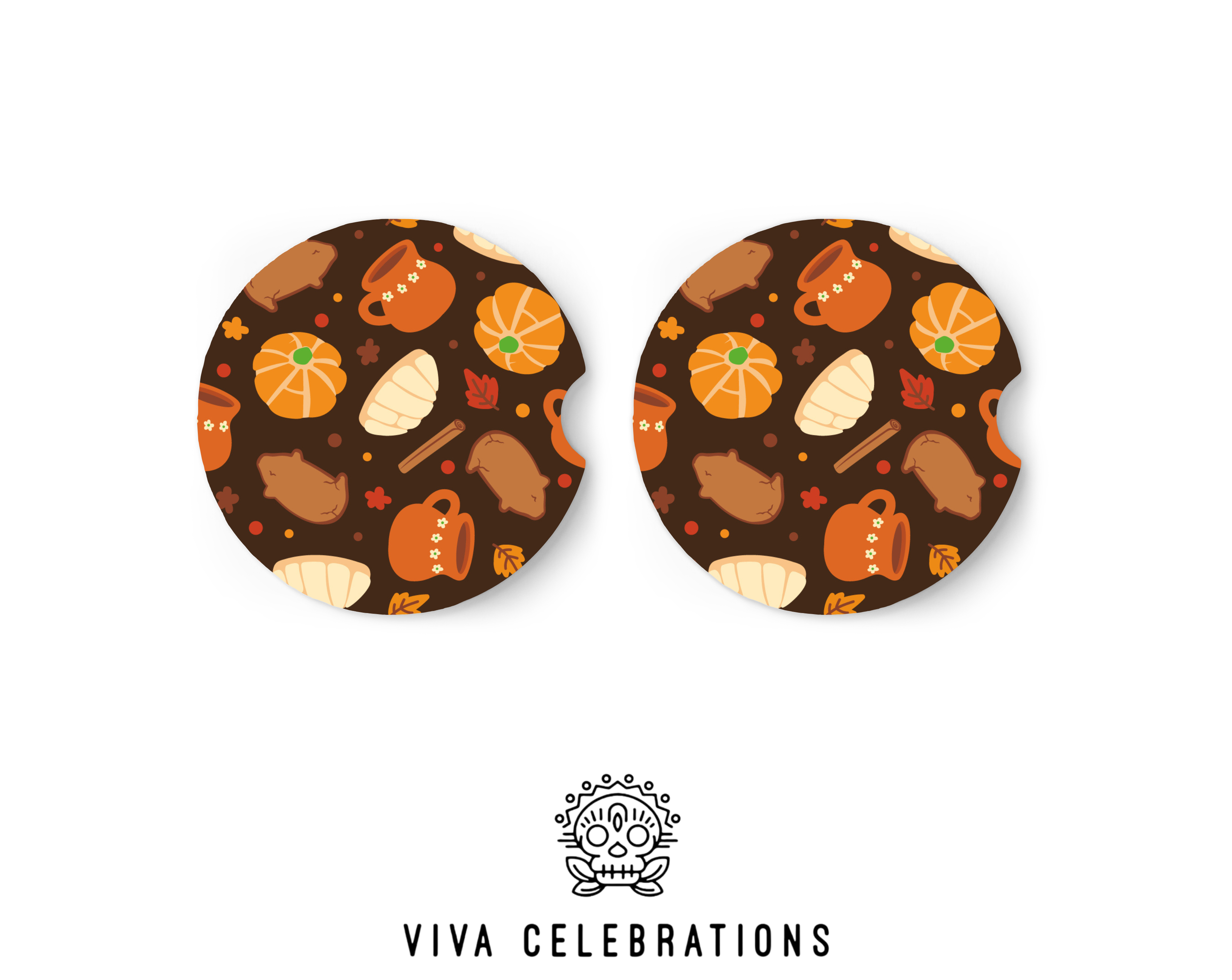 Pan dulce season car coasters