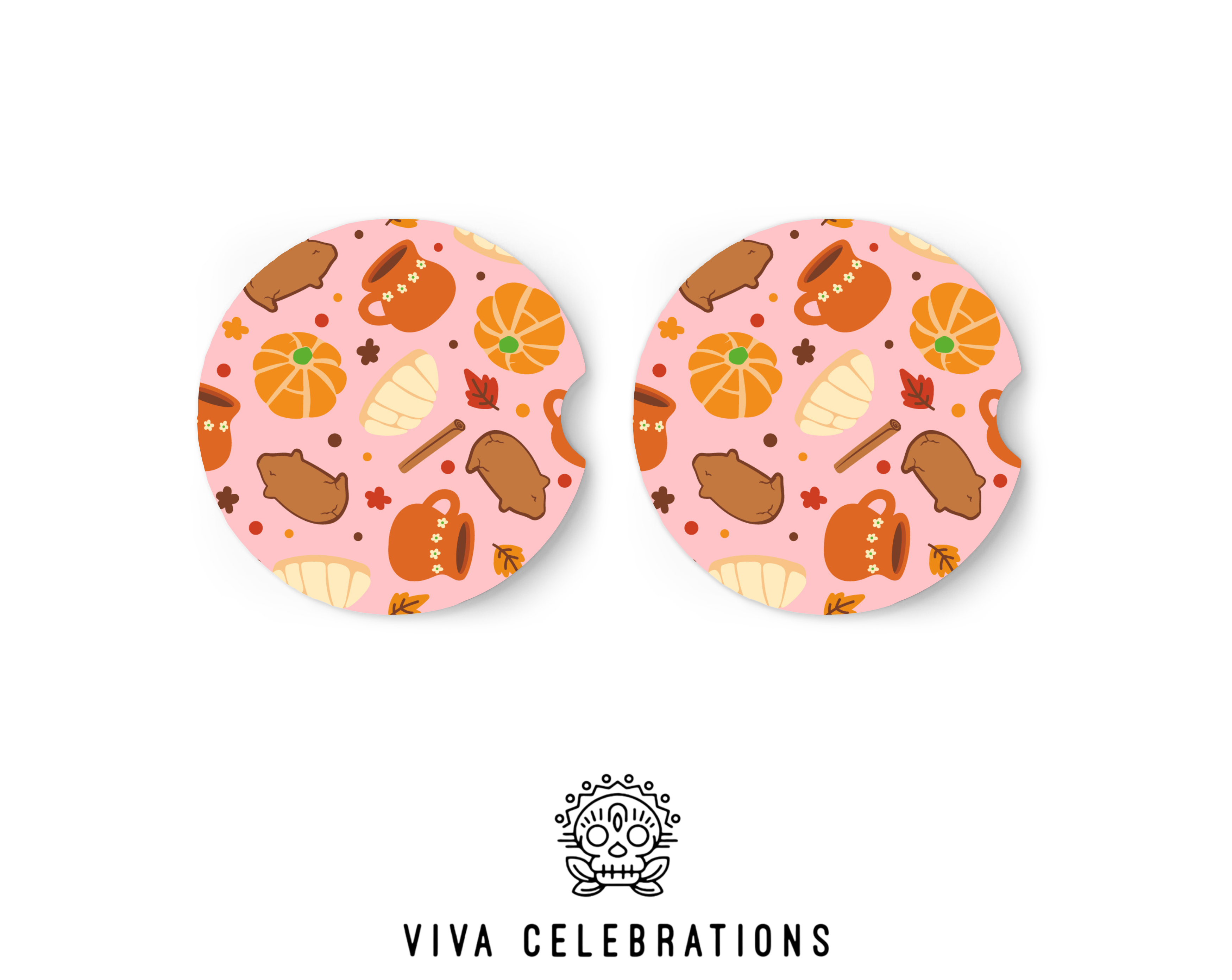 Pan dulce season car coasters