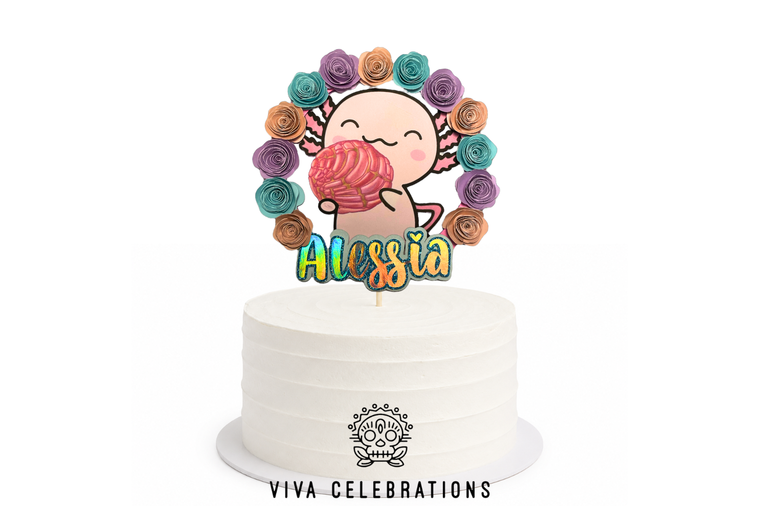 Axolotl Cake Topper